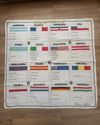 RARISSIMO Foulard Coppa Davis 1978/79