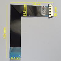 Cavo flat 20861 tv samsung ue32f5000 bn96-24278u