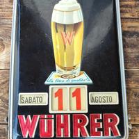 Calendario perpetuo Roy Vercelli birra Wuhrer