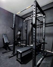 Pro Power Rack
con accessori