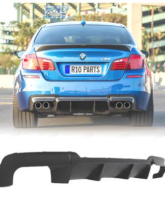 DIFFUSORE BMW F10 F11 LOOK M PERFORMANCE DOPPIA US