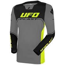 Maglia motocross Ufo Ares grigio e nero DA BAMBINO