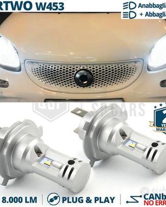 Lampadine LED H4 per SMART FORTWO W453 Luce Bianca