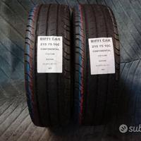 2 gomme 215 75 16c continental a463