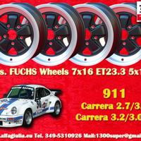 4 pz. cerchi Porsche Fuchs 7x16 ET23.3 911 -1989 9