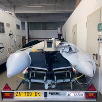 Gommone BRIG con doppio motore e carrello ELLEBI