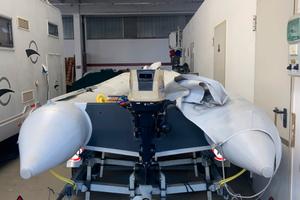 Gommone BRIG con doppio motore e carrello ELLEBI