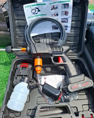 idropulitrice portatile a doppia batteria 48V 