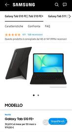 SAMSUNG TAB S10+ FE 5G