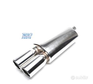 SCARICO UNIVERSALE IN ACCIAIO INOX A DOPPIA USCITA