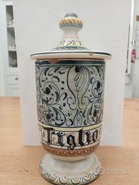 Vaso in ceramica da cucina, firmato