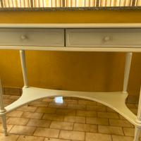 Scrivania shabby chic verde salvia