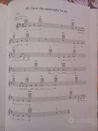 Raccolta spartiti musicali canti cristiani