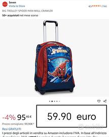 Zaino Seven Spiderman con trolley