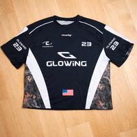 T- Shirt Y2K Glowing nera