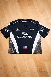 T- Shirt Y2K Glowing nera