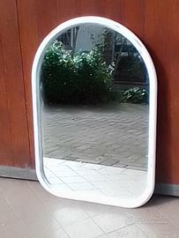 specchio ovale shabby 