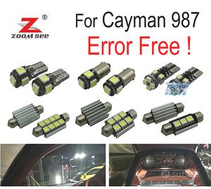 KIT 19 LAMPADE LED INTERNE PER PORSCHE CAYMAN 987 