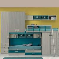 Cameretta a ponte soppalco