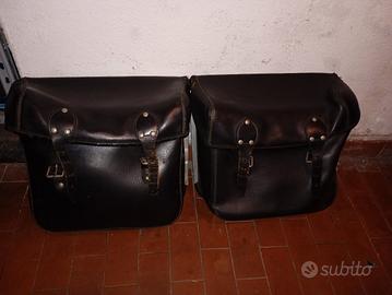 borse laterali pelle moto