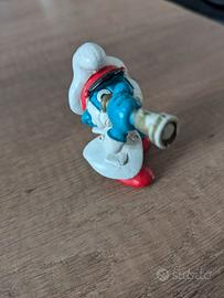 Grande Puffo capitano e con libro magic