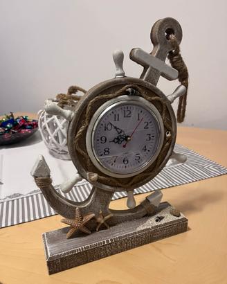 Orologio da mobile a forma di ancora a tema mare