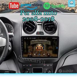 Autoradio 9” Android 14 8+256Gb per Alfa Mito