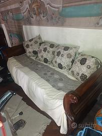 letto a barchetta vintage antiquariato 