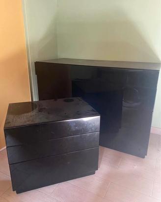 Cassettiera + 1 comodino
