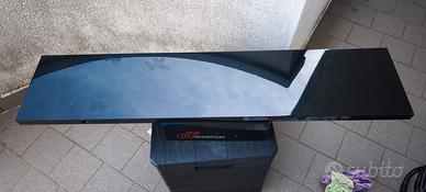 2 Mensole nero lucido 