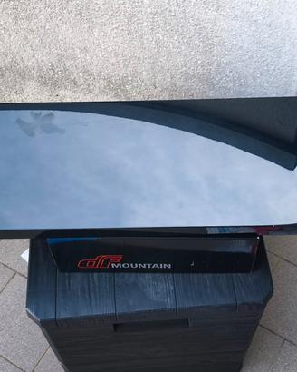 2 Mensole nero lucido 
