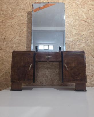 Specchiera Antica 1945 Restaurata Art Deco Marmo