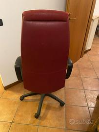 Poltrona con ruote per ufficio/giochi