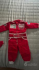 Tuta Ferrari originale per bambini più giubbino