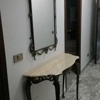 tavolino consolle a specchiera