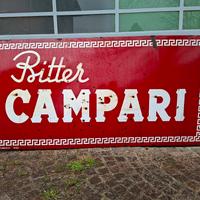 insegna smaltata campari