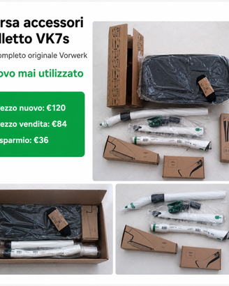 Borsa accessori Folletto VK7s originale