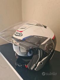 Casco Jet Caberg Flyon II Boss White/Red/Blue
