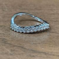Anello Oro Bianco Damiani con Diamanti mis 15