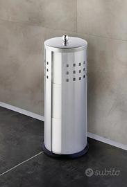 SET DA BAGNO PORTAROTOLI, PATTUMIERA 6 LT, DIFFUSO