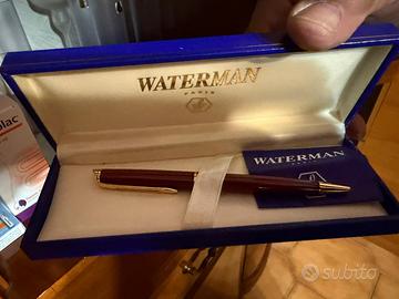 Waterman Apostrophe Bordeaux con Minuterie Dorate