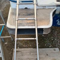 Scaletta risalita barca acciaio Inox