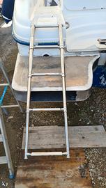 Scaletta risalita barca acciaio Inox