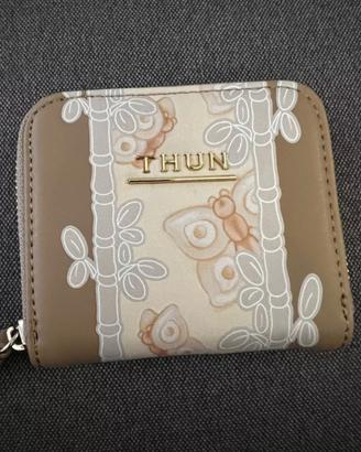 Portafoglio Thun piccolo Farfalle Camel Slow Life