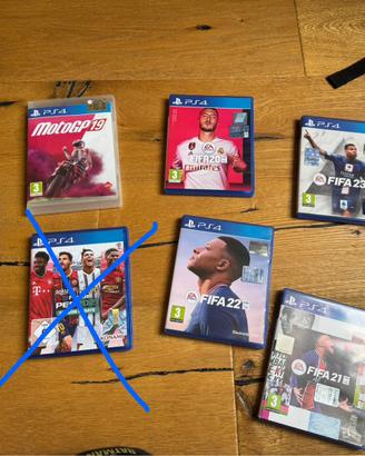 Play Station FiFa e Moto GP