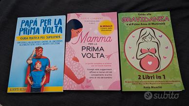 Set libri gravidanza e post parto per mamma e papà