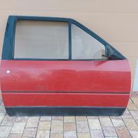 Porta anteriore destra rossa Citroen AX del 1991