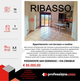Appartamento piano terra con posto auto e terrazzo