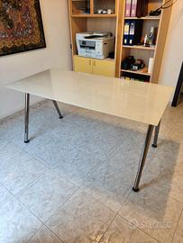 Scrivania Tavolo Vetro IKEA Galant 160x80
