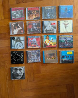 Lotto 17 CD Rock Metal: Nirvana, Iron Maiden, Danz